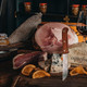 Kitchen Utility Knife 5 Inch - MATTSTONE HILL Charcuterie Knife Carving Tools Sausage Knife Meat Knives High Carbon Steel Wood Handle