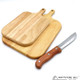Kitchen Utility Knife 5 Inch - MATTSTONE HILL Charcuterie Knife Carving Tools Sausage Knife Meat Knives High Carbon Steel Wood Handle