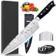 8" Chef Knifehigh Carbon Stainless Steel Chef Knifekitchen Knife With Finger Guard And Knife Sharpenerchef Knife Box For Family And Friends
