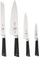 Mercer Culinary Züm 5-Piece Magnetic Board Forged Knife Set Bamboo