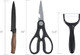 6Pcs Stainless Steel Kitchen Knife Set Nonstick Ceramic Coating Wave Blade Rustproof Sharp Chef Knife For Cooking Restaurant