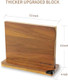 Magnetic Knife Block - Magnetic Knife Holder - Magnetic Knife Stand- Cutlery Display Stand And Storage Rack(Sharpener) Magnetic Knife Block - Magnetic Knife Holder - Magnetic Knife Stand- Cutlery Display Stand And Storage Rack(Sharpener)