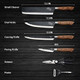 Numola 6 Pieces Black Professional Chef Knife Set Bbq Meat Knives For Cooking Forged Kitchen Knife With High Carbon Stainless Steel Cutlery Ergonomic Design Handle With Box For Couples Numola 6 Pieces Black Professional Chef Knife Set Bbq Meat Knives For Cooking Forged Kitchen Knife With High Carbon Stainless Steel Cutlery Ergonomic Design Handle With Box For Couples