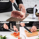 Numola 6 Pieces Black Professional Chef Knife Set Bbq Meat Knives For Cooking Forged Kitchen Knife With High Carbon Stainless Steel Cutlery Ergonomic Design Handle With Box For Couples Numola 6 Pieces Black Professional Chef Knife Set Bbq Meat Knives For Cooking Forged Kitchen Knife With High Carbon Stainless Steel Cutlery Ergonomic Design Handle With Box For Couples