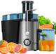 Panana Centrifugal Juicer Extractor With Wide Mouth 3” Feed Chute For Fruit Vegetable Easy To Clean Stainless Steel Bpa- (Silver) Panana Centrifugal Juicer Extractor With Wide Mouth 3” Feed Chute For Fruit Vegetable Easy To Clean Stainless Steel Bpa- (Silver)