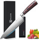 Paudin Chef Knife 8 Inch High Carbon Stainless Steel Sharp Kitchen Knife With Ergonomic Handle Box For Family & Restaurant