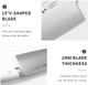 Ply'S Cleaver 7.5 Inch Ultra Sharp German Stainless Steel Kitchen And Restaurant Cleaver