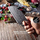 Purple Dragon Boning Knife Hand Forged Damascus Chef Knife 8 Inch Japanese Chef Knife For Kitchen Cooking Meat Cleaver