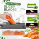 14 In 1 Multifunctional Food Chopper - With Vegetable Peeler Slicer Dicer Cutter For Onion Carrot Cucumber - Grey