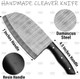 Meat Cleaver Full Tang Serbian Chefs Knifechef Meat Cleaverkitchen Knivescleaver With Leather Sheathtake Carryingbutcher Knife Best