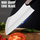 11-Inch Chinese Cleaver Chef Knife Clever Knife Chinese Vegetable Cleaver Kitchen Chopping Knife Chopper Knife And Meat Cleaver Knife With Leather Sheath (10 Inch Rail Steel Cealver)