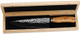 Route83 By Moe Cason Xl 8.5" Chef'S Knife - Handmade - Black Titanium Coated German Steel Blade - Italian Olive Wood Handle