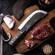 Seido Knives Nikushoku Butcher Knife - 8" Meat Cutter For Camping Bbq And Outdoor Adventures