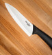 White Ceramic Knife Set - 3-Piece Kitchen Knives Bundle: 6" Chef'S 5" Slicing And 4" Paring Knife. Lightweight Kitchen Cutlery For Precision Slicing And Cooking