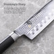 Shun Classic 7" Hollow Ground Santoku Knife Handcrafted Japanese Cutting Knife Vg-Max Core With Damascus Stainless Steel Cladding Pakkawood Handle Shun Classic 7" Hollow Ground Santoku Knife Handcrafted Japanese Cutting Knife Vg-Max Core With Damascus Stainless Steel Cladding Pakkawood Handle