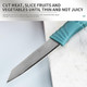 2.8-Inch Damascus Vg10 Steel Core Meat Cleaver Sharp Fruit & Tomato Knife Carving Universal Knife
