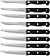Sunalnd Steak Knives Set Of 8Micro Serrated Edge Full Tang Triple Riveted Steak Knife
