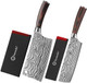 Sunnecko Chinese Cleaver Knife Set For Restaurant