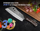 Cleaver Chef Knife 7 Inch+Meat Cleaver Chef Knife 7.7 Inch