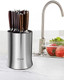 Universal Knife Block Holder 304 Stainless Steel Without Knives Detachable For Easy Cleaning Aa