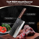8 Inch Cleaver Knife And 6 Inch Boning Knife For Meat Cutting High Carbon Steel Butcher Knife Stainless Boning Knives With Sheath