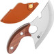 Tivoli Small Ulu Knife 5-Inch Rocker Knife Full Tang Kitchen Utility Knife Handmade Alaskan Ulu Meat Knife With Sheath For Outdoor Camping Bbq Fishing Hiking Father'S Day Christmas Men Women