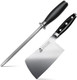 Tuo 8 Inch Honing Steel And 6 Inch Meat Cleaver Set Tuo 8 Inch Honing Steel And 6 Inch Meat Cleaver Set