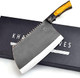 Hfd_002-13Inches Serbian Knife Meat Cleaver Knife With A Elegant Stainless Steel And Pakawood Handle Handmade For Home Outdoor Cooking Camping Bbq Butcher Knife For Meat Cutting