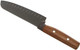 Wüsthof Urban Farmer 7" Hollow Edge Santoku Knife Brown