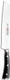 Wüsthof Classic Ikon 9" Double Serrated Bread Knife Black
