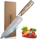 8" Professional Chef Knife Hand Forged High Carbon Steel Japanese Gyutou Kitchen Knife Cooking Knife For Meat Vegetables Cutting Chef For Home Restaurant
