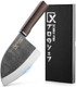 6.6'' Meat Cleaver - Sharp Butcher Knife For Meat Cutting Japanese High-Carbon Kitchen Chopping Serbian Chef Knife For Bbq Idea Cooking Knife With Premium Box