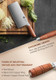 Xinzuo 7.4 Inch Professional Chinese Chef KnifeRazor-Sharp Composite Stainless Steel Cleaver Kitchen Knife For Cutting Meat，Vegetable With Red Wood Handle