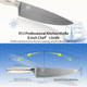 Xyj 8 Inch Professional Japanese Chef KnifeStainless Steel Cleaver Meat Cutting Vegetable Slicing Cooking Chefs Kitchen Knife With SheathOutdoor Camping Bbq Meat Cleaver For Women Men
