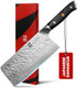 Cleaver Knife 7" Meat Cleaver-Quartz Series Damascus Aus-10 Japanese Knife Razor Sharp Knife Professional Butcher Knife With Full Tang G10 Handle s For Men/Dad/Chef With Premium Box Cleaver Knife 7" Meat Cleaver-Quartz Series Damascus Aus-10 Japanese Knife Razor Sharp Knife Professional Butcher Knife With Full Tang G10 Handle s For Men/Dad/Chef With Premium Box