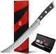 Butcher Knife 10 Inch Cimitar Breaking Knife High Carbon German Steel Full Tang Ergonomic G10 Handle With Premium Box Butcher Knife 10 Inch Cimitar Breaking Knife High Carbon German Steel Full Tang Ergonomic G10 Handle With Premium Box