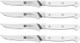 Zwilling Pro Le Blanc 4-Pc Steak Knife Set Razor-Sharp Blade White Polymer Handle Made In Germany