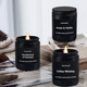 Scented Candle Set, Men Candle Set, Scented Candles for Home, Gifts for Men, 3 Pack Manly Candles Gifts for Mens Scents of Smoke & Vanilla/Sandalwood & Patchouli/Coffee Whiskey