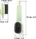 Eloxee Soap Dispensing Cleaning Brush with Handle Scrubbing Reusable Washing Shoe Brush for Shoes Clothes Cleaning (2 in 1 Brush)