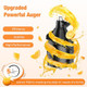 Slow Cold Press Juicer Machines: Masticating Cold Pressed Compact Juicer For Vegetable And Fruit Easy To Clean Silver Grey