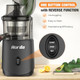 Slow Cold Press Juicer Machines: Masticating Cold Pressed Compact Juicer For Vegetable And Fruit Easy To Clean Silver Grey