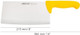 Arcos Cleaver Knife 8 Inch Nitrum Stainless Steel and 215 mm blade. Professional Butcher knife. Ergonomic Polypropylene Handle. Series 2900. Color Yellow