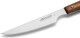 Arcos Steak Knife Set of 6. Non Serrated Steak Knives. 4 Inch Pack for Cutting and Fillet Meat. Stainless Steel Blade and Compressed-Wood Handle. Brown Color. Series Forest