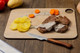 Arcos Steak Knife Set of 6. Non Serrated Steak Knives. 4 Inch Pack for Cutting and Fillet Meat. Stainless Steel Blade and Compressed-Wood Handle. Brown Color. Series Forest