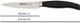 Arcos Forged Kitchen Knife Set 3 Pieces (Paring Knife + Kitchen Knife + Chef's Knife). Stainless Steel Forged Nitrum. Polypropylene POM Handle. Series Clara. Black Color