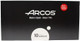 ARCOS Cleaver Knife 10 Inch - Nitrum Stainless Steel and 260 mm blade. 730 gr. Prolonged and heavy use. Ergonomic Polyoxymethylene POM Handle. Series Universal. Flexible blade.Smooth edge. Color Black