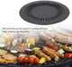 Eboxer Korean BBQ Grill Pan Non stick Barbecue Plate for Indoor Outdoor Grilling Bakeware for Home Camping