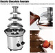 Stainless Steel Chocolate Fountain Chocolate Fondue Maker Four layer Chocolate Fondue Machine large capacity easy to for cafes restaurants(British Flag Type) chocolate fountain
