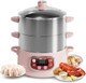 Bear Electric Food Steamer Stainless Steel Digital Steamer 3 tier 8L Large Capacity Vegetable Steamer Auto Shut-off & Anti-dry Protection DZG-A80A2 1200W