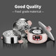 Bear Electric Food Steamer Stainless Steel Digital Steamer 3 tier 8L Large Capacity Vegetable Steamer Auto Shut-off & Anti-dry Protection DZG-A80A2 1200W